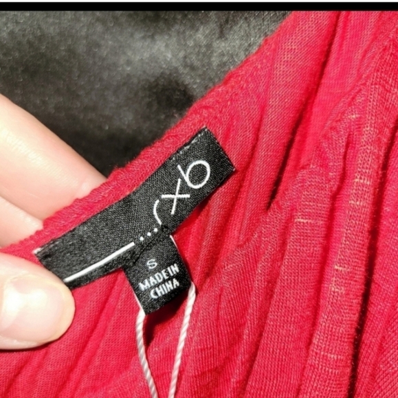 💋5/20 NWT RXB SMALL RED BLOUSE - Picture 4 of 4
